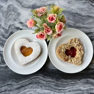 Valentine's Day Linzer Cookies