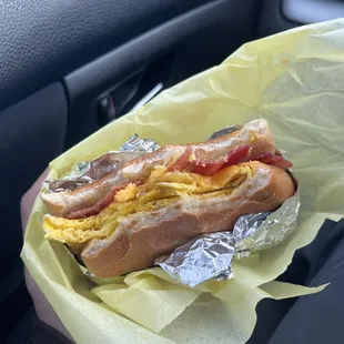Sunrise bagel