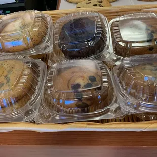 a variety of baked goods