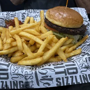 They have mastered the Vegan Black Bean burger!!! And their fries and sweet potato fries are amazing!!!