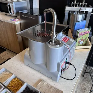 Chocolate making station