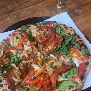 Spicy Giardiniera Pizza