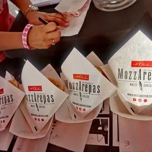 a table full of mozzarellas