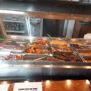 Buffet style setup ( NOT self service)
