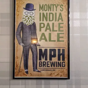 a poster of a man with a beard