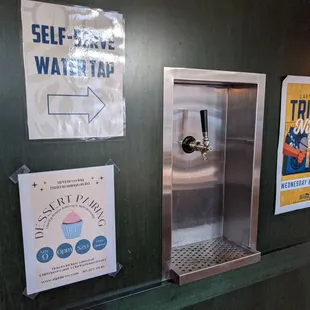 Water filling station, self serve.