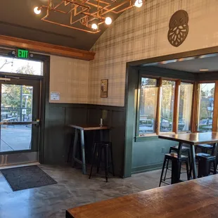 Seating in the back.