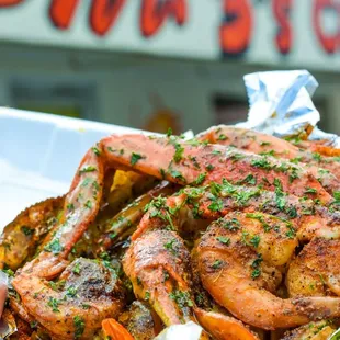 Super Seafood Platter. For more photos, check out @thefooddudeclt on Instagram.