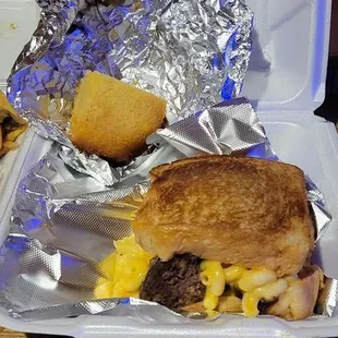 Sandwich was amazing...this cornbread was killer.