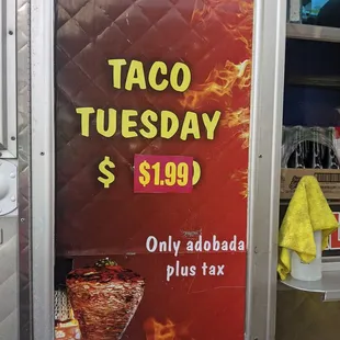 Taco Tuesday price increased