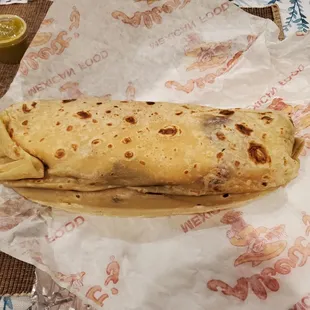 Carne Asada Burrito