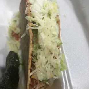 Hard Shell Chicken Taco