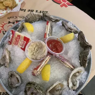 Dozen oysters