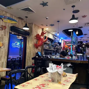 Bar area