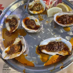 Steamed Oysters