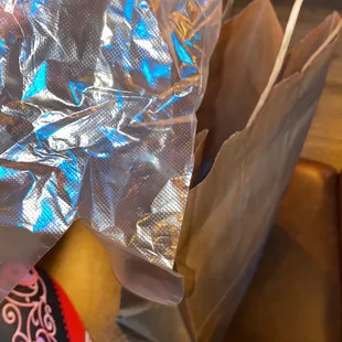 To go bags come with to go gloves.... love!!!