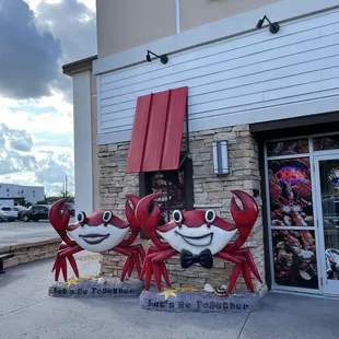 the front of a restaurant