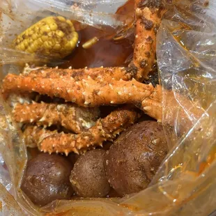 1 lbs of Alaskan king crab