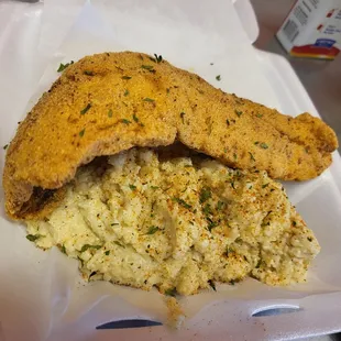 Fried Fish &amp; Grits