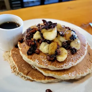 Banana &amp; pecan pancake