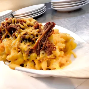 Barbecue Pork Mac and Cheese