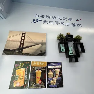 Inside the store