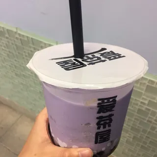 Taro Slush with Boba
