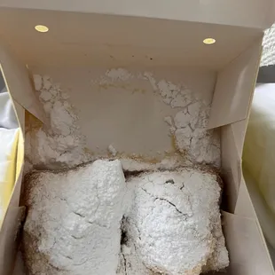 Love these beignets for breakfast. Pretty close to the ones from New Orleans.