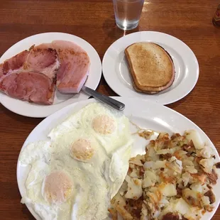 The #1: ham and eggs