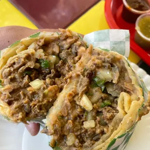 Carne asada burrito