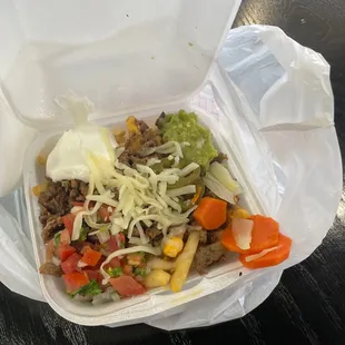 Small asada fries.