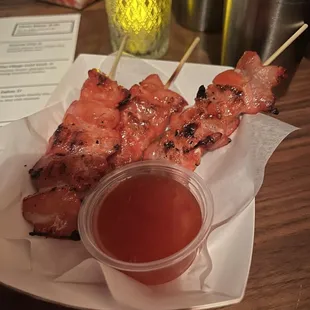 Chicken skewers