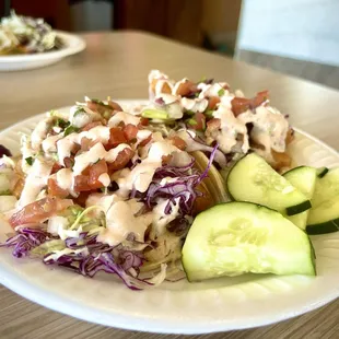 Fried fish tacos