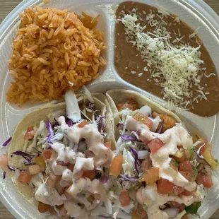 Fish Taco plate