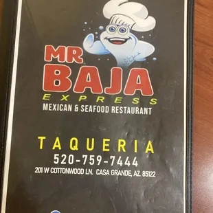 Front menu
