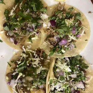 Taco Tuesday special Carne asada taco&amp; carnitas taco