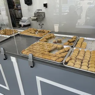 Dessert assortment of baklava/pastries