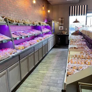 the interior of a restaurant