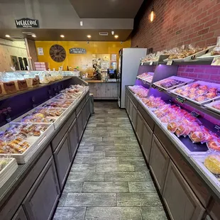 the inside of a grocery store
