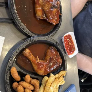 Half BBQ Chicken PLATE