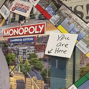 The Cambridge Monopoly Game @ Mr. Bartley&apos;s in Harvard Square Cambridge