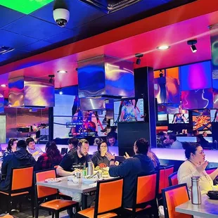 the interior of the restaurant