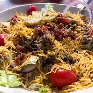 BBQ Pork Rib Salad