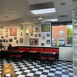 Interior of restaurant