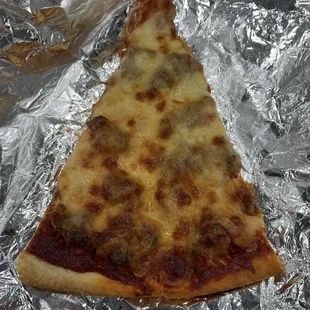 Sausage Pizza Slice