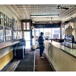 Inside Mr.Beef @ 666 N Orleans St,Chicago, IL Old School Chicago Fast Food Place.Classic Italian Beef Sandwich ! Nice Fast Service. Cool!