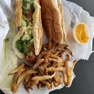 Hot Dog and Fries