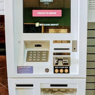 Bitcoin on site.