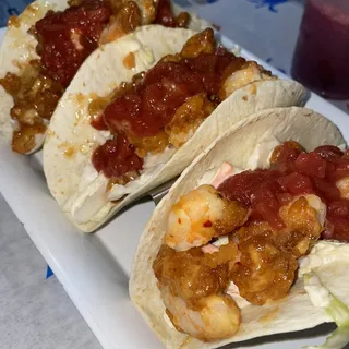Bills Bangin' Shrimp Tacos