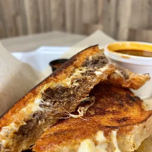 Birria grilled cheese